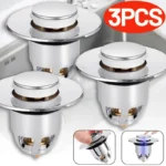 3/1PCS Universal Basin Drain Filter Copper Pop-Up Bounce Core Hair Catcher Bath Stopper Kitchen Bathroom Sink Bathtub Accessory