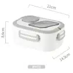 Eco Wheat Straw Bento Lunch Box with Handle – 3-Compartment Portable Meal Container (Microwave-Safe) - Image 10