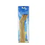 6-Pack Reusable Stainless Steel Straws Set (304 Food-Grade) – Straight + Bent with Cleaning Brush & Travel Case - Image 13