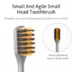 Bamboo Charcoal Toothbrushes 8 Pack | 2 Family Sets Ultra-Soft Wave Bristles | 100% Biodegradable Eco Toothbrush for Adults Couples and Sensitive Gums | Zero Waste Oral Care - Image 4