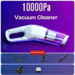 Pet hair cleaner, Rechargeable Portable Vacuum Cleaner Wireless Dust Catcher Pet Hair and  mini dust 10000PA - Image 7