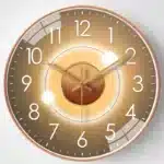 8 Inch Silent Wall Clock | Modern Light Luxury No Ticking Decorative Clock | Stylish Quiet Sweep Movement Wall Clock for Living Room Bedroom Study and Office - Image 9
