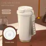 Stylish Ceramic Insulated Cup Stainless Steel Double Wall Vacuum Flasks Reusable Portable Travel Coffee Mug Kitchen Drinkware - Image 7