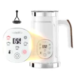 BioloMix 5-in-1 Smart Milk Frother w/LED Touch Display, Style Foam for Coffee & Lattes,Hot And Cold Foam Maker - Image 8