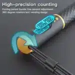 2 In 1 Multifun Skipping Rope With Digital Counter Speed Professional Ball Bearings And Non-slip Handles Jumps And Calorie Count - Image 5