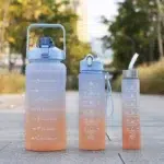 300ml/750ml/2L Water Bottle Motivational Sport Water Bottle Leakproof Bottles Drinking Outdoor Travel Gym Fitness Jugs - Image 7