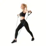 1pc 4-Level Resistance Bands with Handles for Home Workouts and Strength Training - Perfect for Yoga, Pilates,and fitness equipm - Image 4