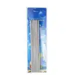 6-Pack Reusable Stainless Steel Straws Set (304 Food-Grade) – Straight + Bent with Cleaning Brush & Travel Case - Image 14
