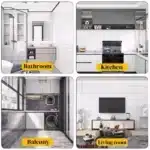Marble Foam Self-Adhesive Wallpaper Roll | Thick Imitation Tile Wall Sticker | Waterproof Peel & Stick Decor | Bedroom Bathroom Living Room - Image 6