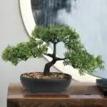 Artificial Bonsai Tree Zen Garden Accent PP Material Black Planter Home Office Party Decoration Desktop Artificial Plant 1 Piece - Image 16