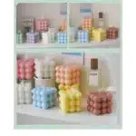 Scented Bubble Cube Candle - 1PC Handmade Soy Wax for Home Decoration & Celebrations - Image 6