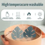 TYRY.HU 1PC Silicone Teether Baby Cartoon Leaf Shape Food Grade Silicone Teething Rattle for Newborn Care Infant Molar Toy - Image 3