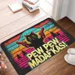 MADAFAKAS Carpet Pattern Mat Outdoor Non-slip Easy To Clean Cat Rug Resistant Doormat Washroom Entrance Decor Washable Carpet - Image 7