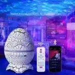 Galaxy & Dinosaur Egg Projector Lamp – Bluetooth Starry Sky Night Light with Remote (Kids & Adults Bedroom Projector)