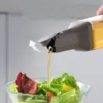 New 500ml Automatic Opening Glass Oil Bottle Four Colors Pouring No Oil Leakage Easy to Clean Oil Dispenser for Kitchen - Image 4