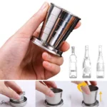 Portable Stainless Steel Travel Coffee Handcup Telescopic Mug Collapsible Cup Folding