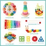 5-6pcs/set Montessori Wooden Toys for Babies Boy Girl Gift Baby Development Games Wood Puzzle for Kids Educational Learning Toy - Image 6