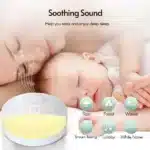 Baby White Noise Sleep Machine | USB Rechargeable Night Light Timer Sound Player | Timed Shutdown Sleep Aid for Newborns Toddlers and Adults | Portable Nursery Sound Machine - Image 4