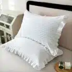 Princess Pillowcases with Ruffles | Comfortable Solid Color Pillow Covers for Adults & Kids – Multiple Sizes - Image 8