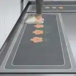 Non Slip Kitchen Floor Mat Long Crystal Velvet Absorbent Rug for Kitchen Living Room and Entrance - Image 11