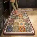 Non Slip Kitchen Floor Mat Long Crystal Velvet Absorbent Rug for Kitchen Living Room and Entrance - Image 34
