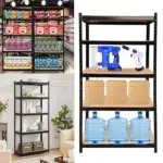 5 Tier Heavy Duty Metal Storage Shelving Unit 875KG Adjustable Galvanised Rack for Garage Workshop Shed Office - Image 2