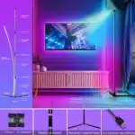 RGB Dream Color Floor Lamp with Music Sync | 16 Million Color Changing Mood Light for Bedroom and Living Room - Image 6