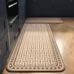 Non Slip Kitchen Floor Mat Long Crystal Velvet Absorbent Rug for Kitchen Living Room and Entrance - Image 7