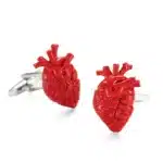 Clover Camera & Coffee Cup Cufflinks – French Shirt Brass Men’s Wedding Accessories - Image 3