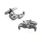 Clover Camera & Coffee Cup Cufflinks – French Shirt Brass Men’s Wedding Accessories - Image 17