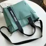 Large Capacity Nylon Tote Bag Waterproof Casual Shoulder Messenger Bag for Women School Travel Shopping - Image 4