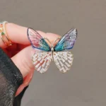 Dragonfly & Butterfly Rhinestone Brooch – Imitation Pearl Pin for Women, Girls, Party Jewelry - Image 14