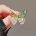 Dragonfly & Butterfly Rhinestone Brooch – Imitation Pearl Pin for Women, Girls, Party Jewelry - Image 15