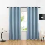 100% Blackout Curtain with Grommets for Bedroom and Living Room Solid Privacy Window Drapes - Image 10