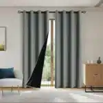 100% Blackout Curtain with Grommets for Bedroom and Living Room Solid Privacy Window Drapes - Image 13