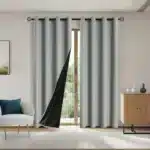 100% Blackout Curtain with Grommets for Bedroom and Living Room Solid Privacy Window Drapes - Image 14