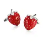 Clover Camera & Coffee Cup Cufflinks – French Shirt Brass Men’s Wedding Accessories - Image 2