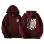Anime Attack on Titan Hoodie for Men – Casual Hip Hop Pullover Sweatshirt, Spring Autumn Fleece Sportswear - Image 11