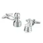 Clover Camera & Coffee Cup Cufflinks – French Shirt Brass Men’s Wedding Accessories - Image 24