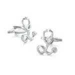 Clover Camera & Coffee Cup Cufflinks – French Shirt Brass Men’s Wedding Accessories - Image 25