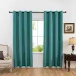 100% Blackout Curtain with Grommets for Bedroom and Living Room Solid Privacy Window Drapes - Image 8