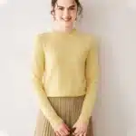 Women’s 100% Cashmere Sweater – Fall Winter Crew Neck Long Sleeve Pullover, Soft Knitted Top - Image 17