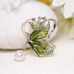 Dragonfly & Butterfly Rhinestone Brooch – Imitation Pearl Pin for Women, Girls, Party Jewelry - Image 13