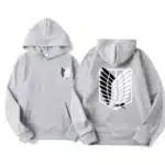 Anime Attack on Titan Hoodie for Men – Casual Hip Hop Pullover Sweatshirt, Spring Autumn Fleece Sportswear - Image 12