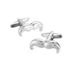 Clover Camera & Coffee Cup Cufflinks – French Shirt Brass Men’s Wedding Accessories - Image 26