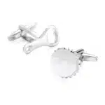 Clover Camera & Coffee Cup Cufflinks – French Shirt Brass Men’s Wedding Accessories - Image 19