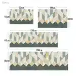 Non Slip Kitchen Floor Mat Long Crystal Velvet Absorbent Rug for Kitchen Living Room and Entrance - Image 5