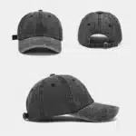 Vintage Washed Denim Baseball Cap – Unisex Snapback Hat for Casual Sport, Sun Protection - Image 2