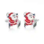Clover Camera & Coffee Cup Cufflinks – French Shirt Brass Men’s Wedding Accessories - Image 11