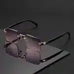 Classic Frameless Fashion Sunglasses – Unisex Trendy Rectangle Eyewear for Party, Holiday & Gifts - Image 4